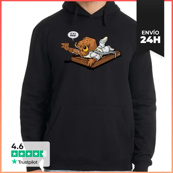 Sudadera Unisex Con Capucha It's A Trap! LaTostadora