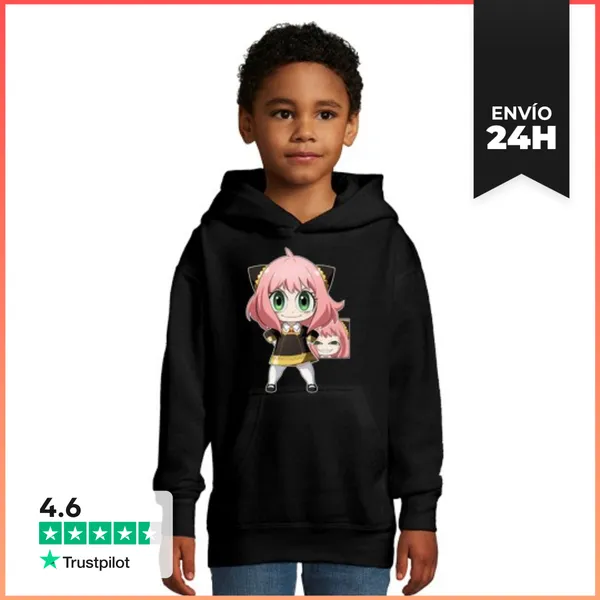 Sudadera Para Niños Con Capucha Anya LaTostadora
