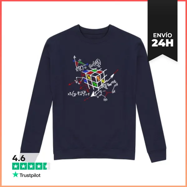 Sudadera Unisex Rubik Esquema LaTostadora
