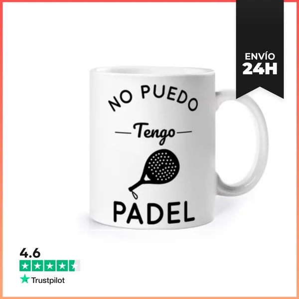 Taza No Puedo Tengo Padel LaTostadora