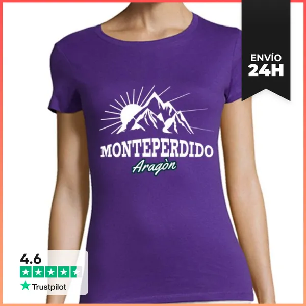 Camiseta Mujer Clásica Monte Perdido LaTostadora