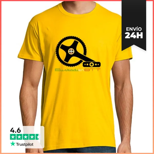 Camiseta Hombre Clásica Chico Modelo Pedal LaTostadora