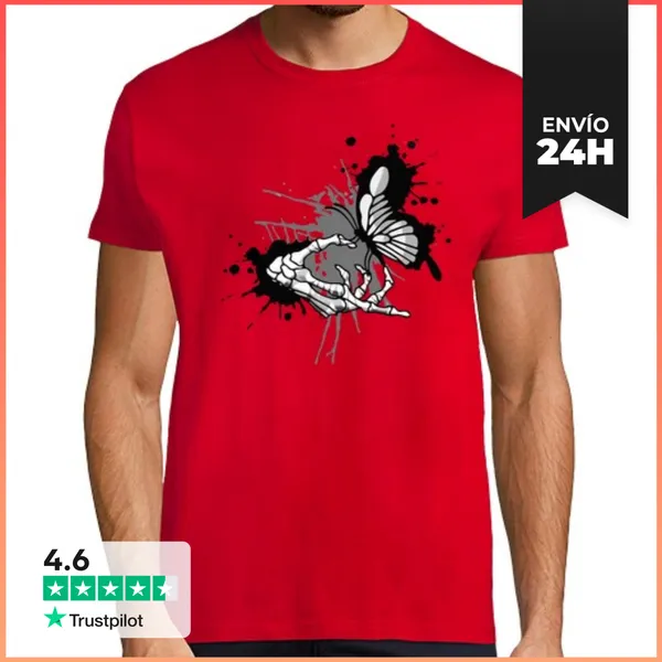 Camiseta Hombre Clásica Butterfly LaTostadora