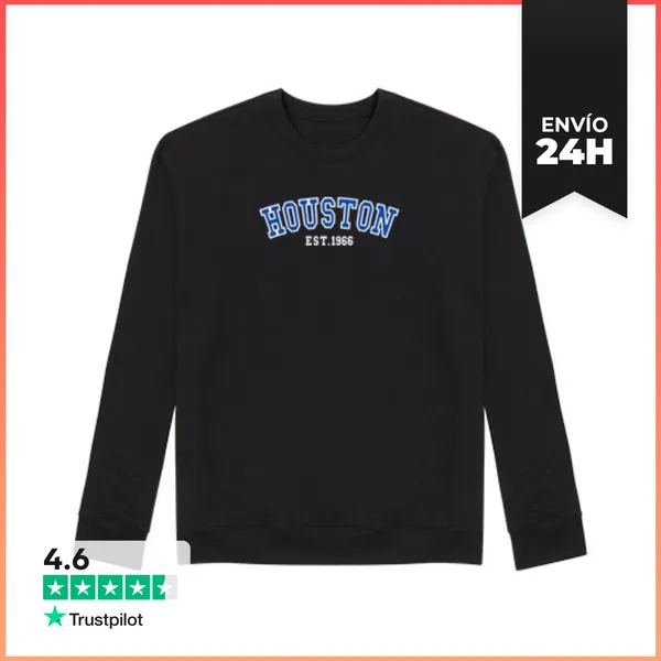 Sudadera Unisex Houston Est 1966 LaTostadora