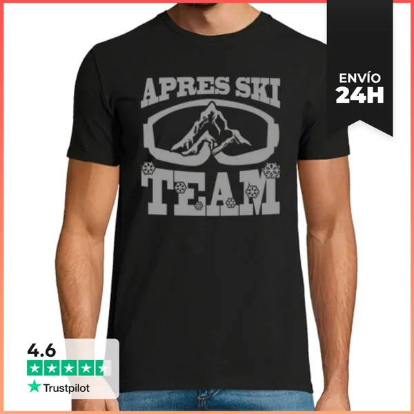 Camiseta Hombre Clásica Equipo De Apres Ski LaTostadora