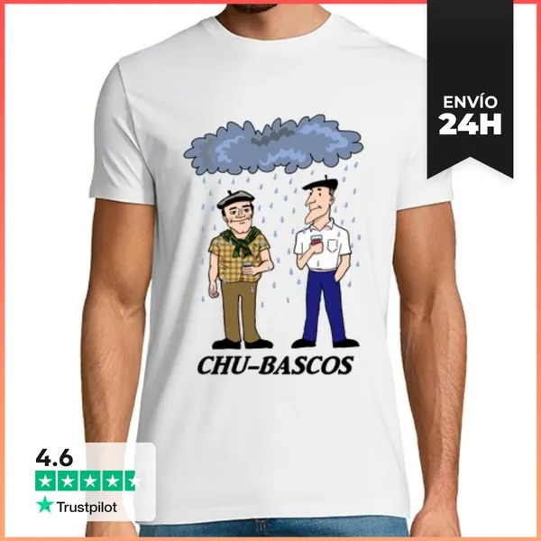 Camiseta Hombre Clásica Chu-vascos LaTostadora