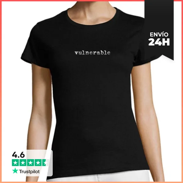 Camiseta Mujer Clásica Vulnerable LaTostadora