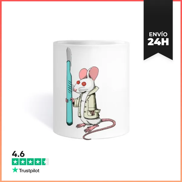 Taza Ratón Científico LaTostadora