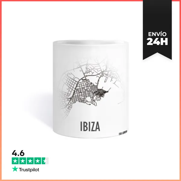 Taza IBIZA NEGRO LaTostadora