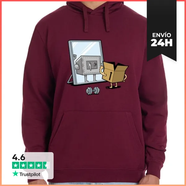 Sudadera Unisex Con Capucha Caja Fuerte LaTostadora