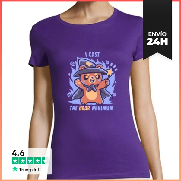Camiseta Mujer Clásica La Camiseta De Mujer Del Hechizo Mínimo