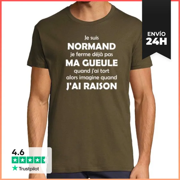 Camiseta Hombre Clásica Soy Normando LaTostadora