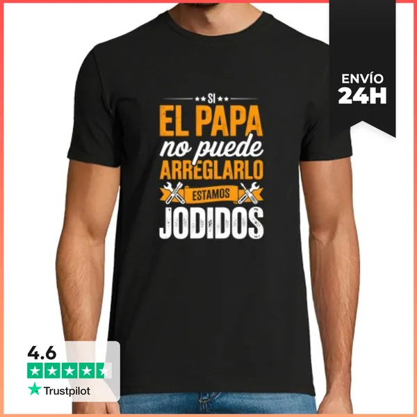 Camiseta Hombre Clásica Camiseta Día Del Padre Regalo Divertido