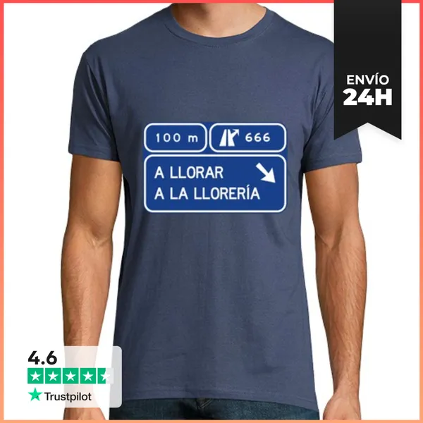 Camiseta Hombre Clásica A Llorar A La Lloreria LaTostadora
