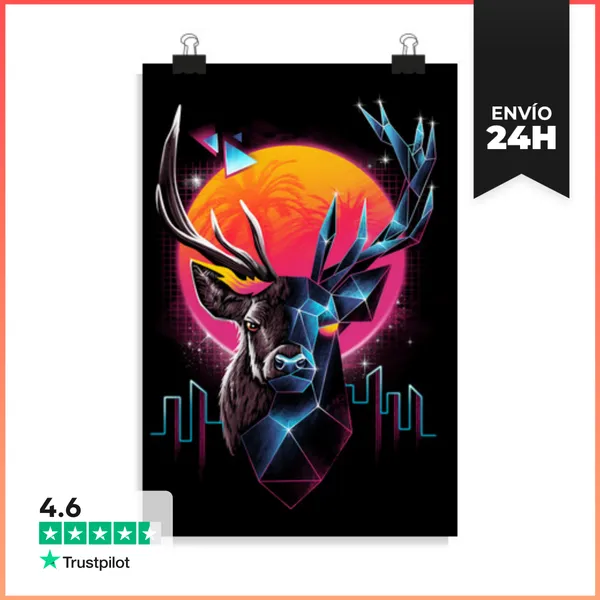 Póster Vertical Rad Stag LaTostadora