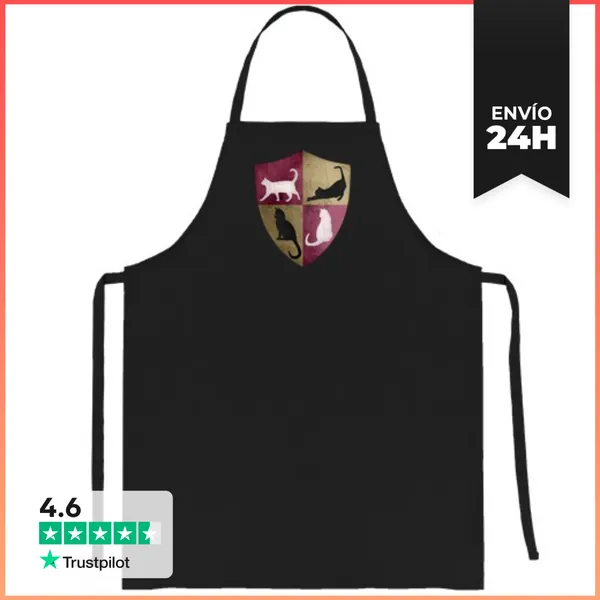 Delantal Escudo De Gatos LaTostadora