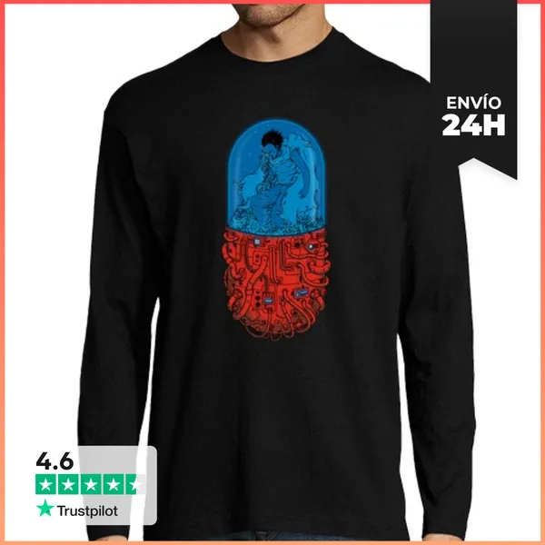 Camiseta Hombre Manga Larga De La Cápsula 41 Akira LaTostadora