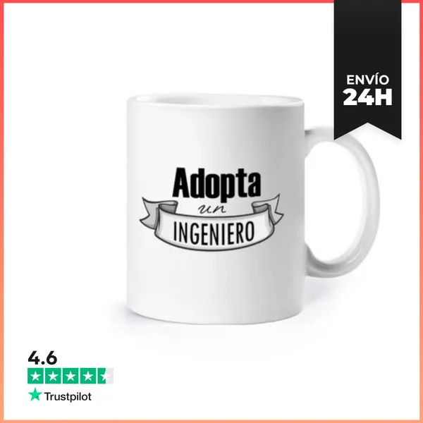 Taza Adopta Un Ingeniero LaTostadora