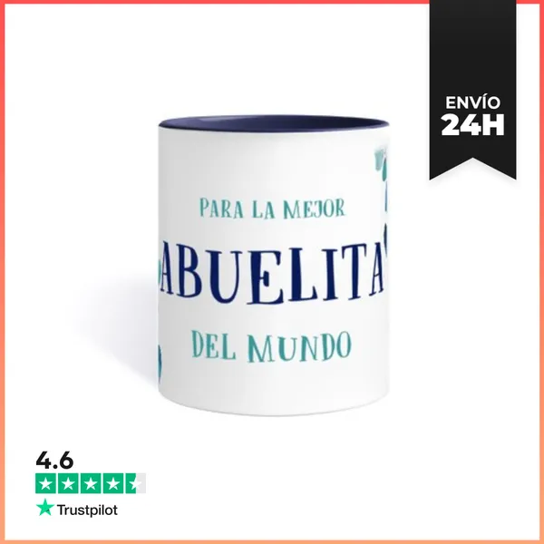 Taza De Colores Mejor Abuela Del Mundo LaTostadora