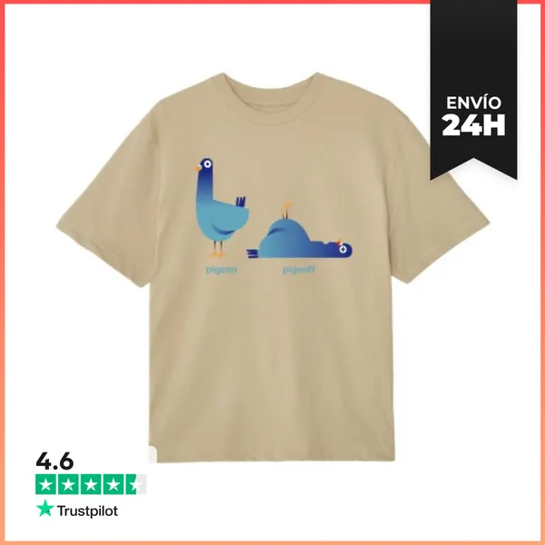 Camiseta Oversize Paloma Paloma LaTostadora