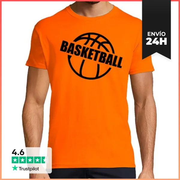 Camiseta Hombre Clásica Baloncesto LaTostadora