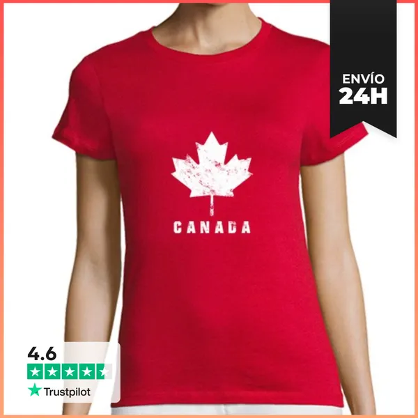 Camiseta Mujer Clásica Canadá LaTostadora