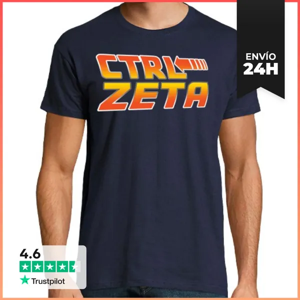Camiseta Hombre Clásica Control Zeta LaTostadora