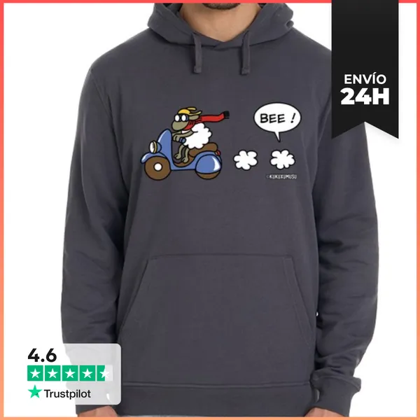 Sudadera Unisex Con Capucha SCOOTER LaTostadora