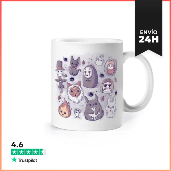 Taza Amor Ghibli LaTostadora