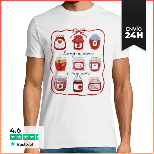 Camiseta Hombre Clásica Ser Madre Es Mi Pasión Humor De Madres