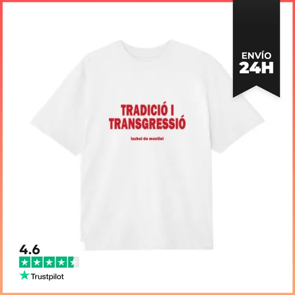 Camiseta Oversize TRADICIÓ I TRANSGRESSIÓ Adult Oversize