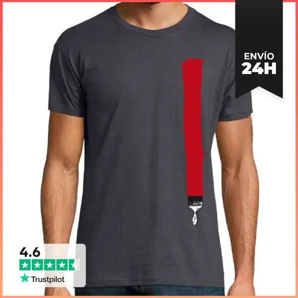 Camiseta Hombre Clásica Brocha LaTostadora