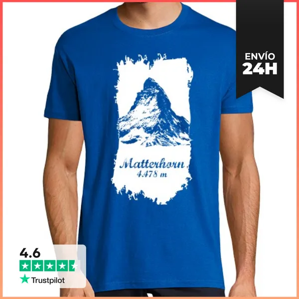 Camiseta Hombre Clásica Matterhorn - Cervino LaTostadora