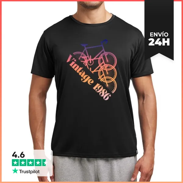 Camiseta Deportiva Hombre 1986 Vintage LaTostadora