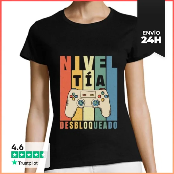 Camiseta Mujer Clásica Tia En Practicas Divertida Fut LaTostadora
