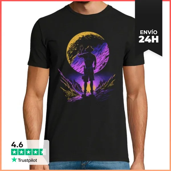 Camiseta Hombre Clásica Molesto Espacio Vibrante LaTostadora