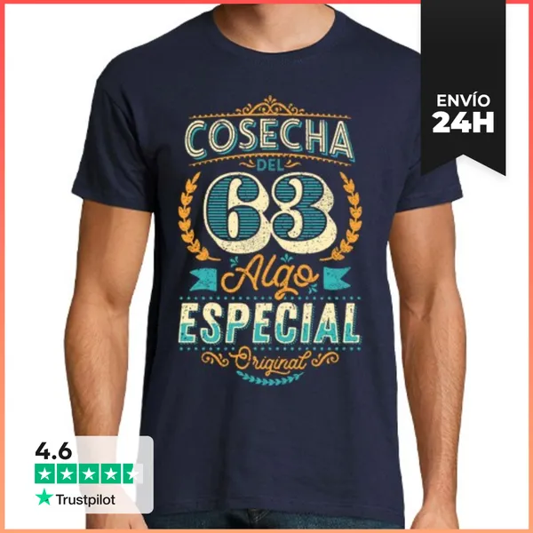 Camiseta Hombre Clásica Cosecha Del 63 Especial LaTostadora