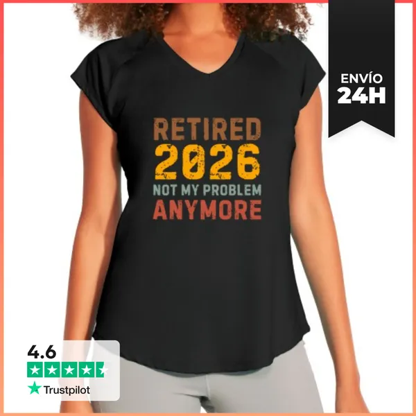 Camiseta Deportiva Mujer Jubilado 2026 LaTostadora