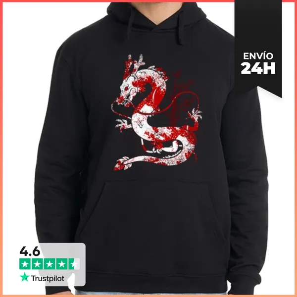 Sudadera Unisex Con Capucha Hombre, Jersey Con Capucha, Negro
