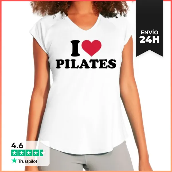 Camiseta Deportiva Mujer Amo Pilates LaTostadora