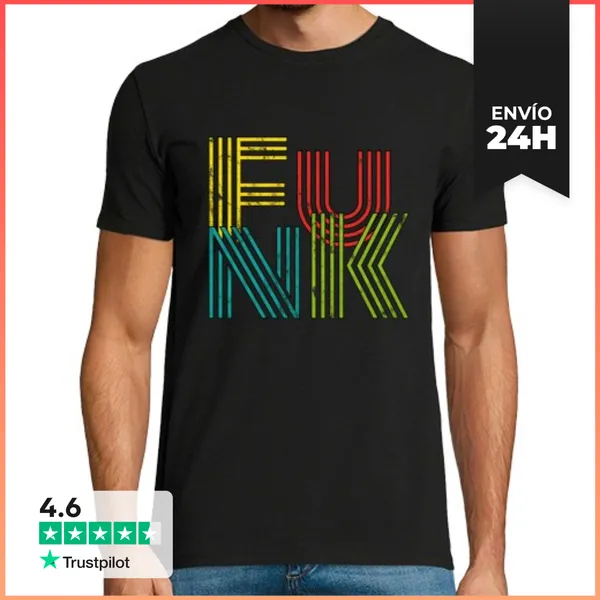Camiseta Hombre Clásica Funk Musica LaTostadora
