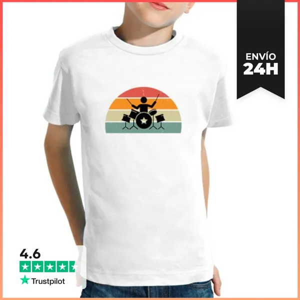 Camiseta Clásica Para Niños Regalo De Baterista De Batería