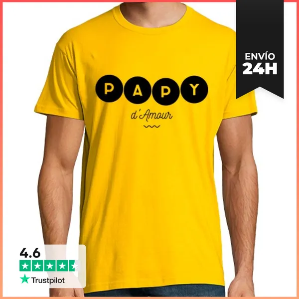 Camiseta Hombre Clásica Amor Abuelo LaTostadora