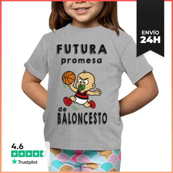 Camiseta Clásica Para Niños Futura Promesa De Baloncesto