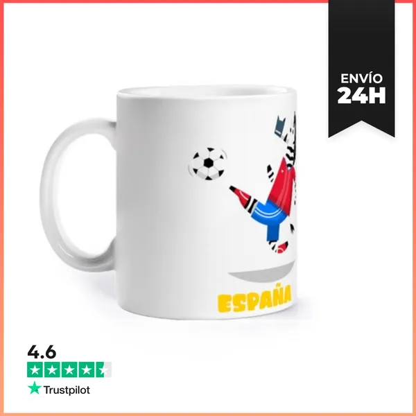 Taza Futbol Zebra Espana LaTostadora