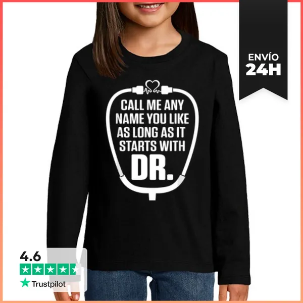 Camiseta Manga Larga Para Niños Dnp Doctor En Práctica De
