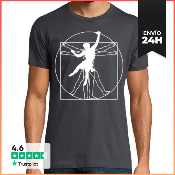 Camiseta Hombre Clásica Escalador Perfecto LaTostadora