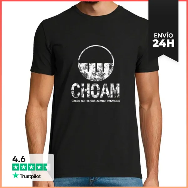 Camiseta Hombre Clásica Choam Logo Vintage LaTostadora