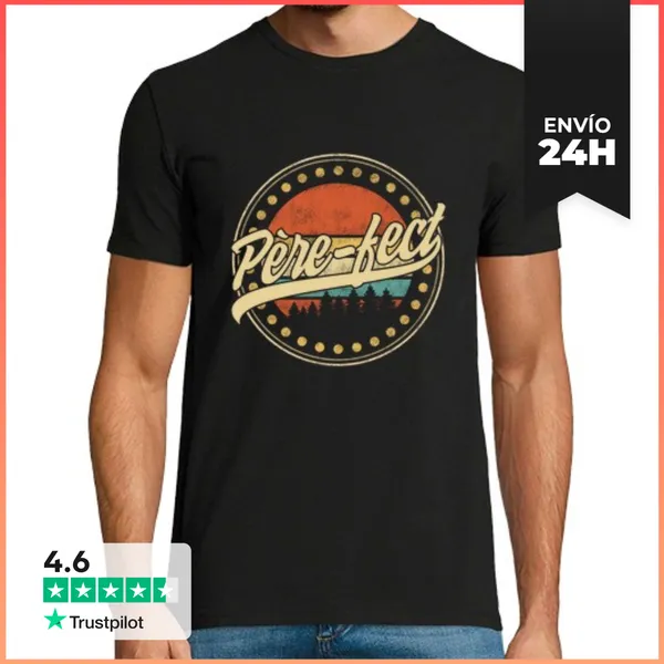 Camiseta Hombre Clásica Camiseta Vintage Perfecta Regalo Para