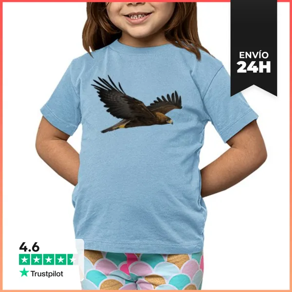 Camiseta Clásica Para Niños Águila Real LaTostadora